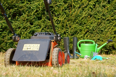 Garden tools and lawn mower