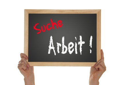 Looking for work の写真素材