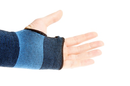 Tendonitis in the wristの写真素材