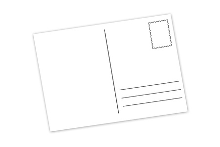 empty postcardの写真素材