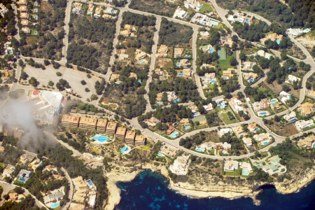 Aerial photographyの写真素材