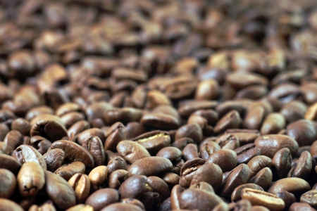 Coffee beans backgroundの写真素材