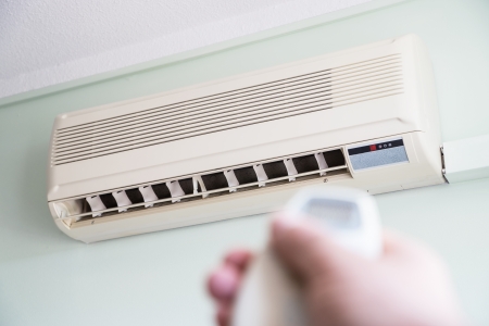 Air conditioning in the hotelの写真素材