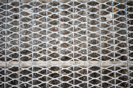 Silver doormat grid
