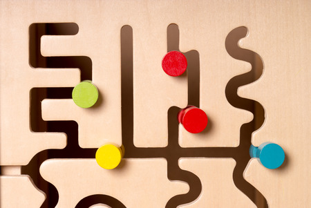 Dexterity Toy for young childrenの写真素材