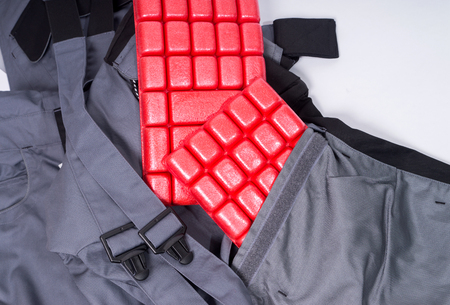Workwear with knee pad