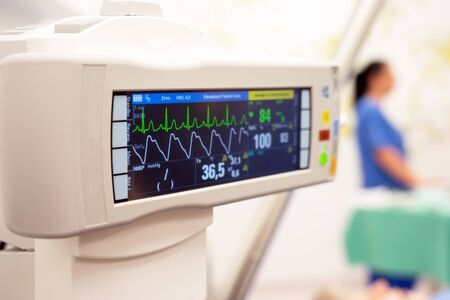 medical device for heart monitoringの写真素材