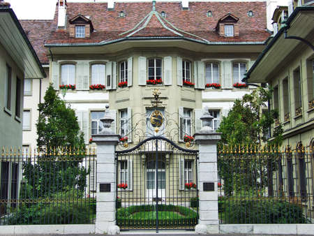 Luxury private villa in the city center of Bern - the capital of the Swiss Confederationの写真素材