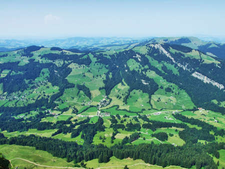 An ecological paradise or a beautiful panorama from the top of Stockberg - Canton of St. Gallen,...