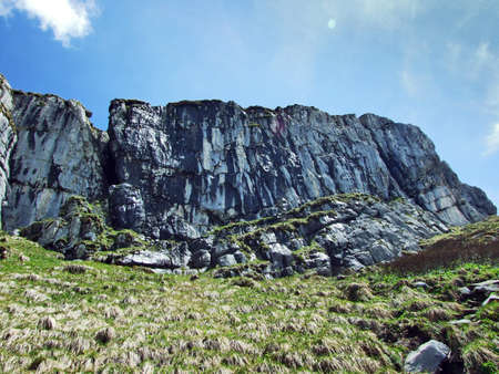 Stones and rocks of Churfirsten mountain range - Canton of St. Gallen, Switzerland