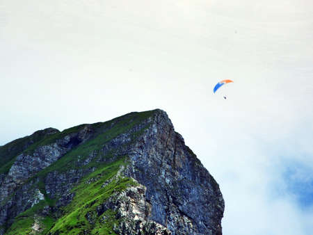 Stones and rocks of Alvier mountain - Canton of St. Gallen, Switzerlandの写真素材