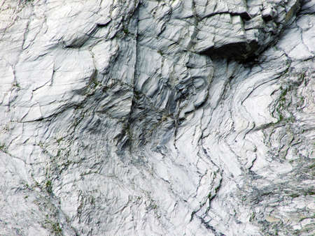 Stones and rocks in the Sernftal alpine valley - Canton of Glarus, Switzerland