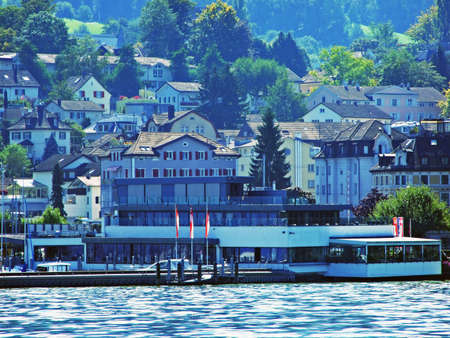 Municipality Rorschach on the south side of Lake Constance (Bodensee) - Canton of St. Gallen, Switzerlandの写真素材