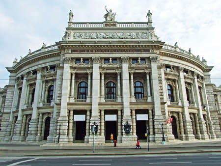 Imperial Court Theatre or The Burgtheater (K.K. Hofburgtheater oder K.K. Theater an der Burg, Wien)...