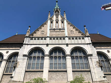 The building of the National Museum Zurich - Swiss cultural history in a fairy-tale castle, Switzerlandのeditorial素材