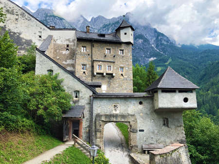 Fortress Hohenwerfen or Festung Hohenwerfen or Burg Hohenwerfen or Hohenwerfen Adventure Castle, Pongau - Salzburg, Austriaのeditorial素材