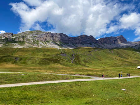 Trails for walking, hiking, sports and recreation on the slopes of the Melchtal alpine valley and in...
