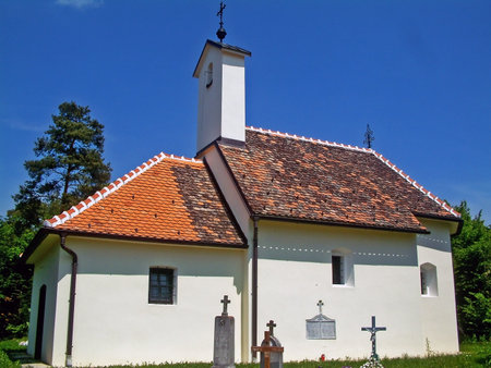 Chapel of the Most Holy Body of Christ, Petrovina (Croatia) / Kapela Presvetog Tijela Kristovog, Petrovina (Hrvatska)の写真素材
