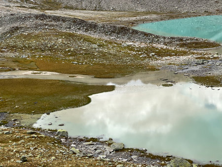 The JÃ¶riseen (Joeriseen or Joriseen) - group of Alpine lakes located ih the Silvretta Alps...