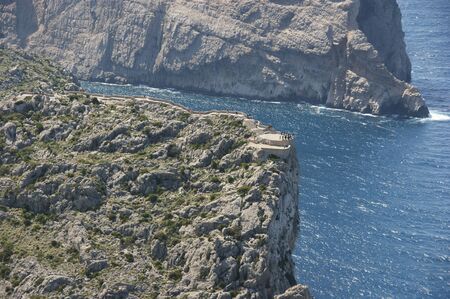 Cala Formentor, in the mountain range of Tramuntana, Mallorca in Spainの写真素材