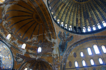 Basilica of Santa Sofia, is the symbol of Istanbul, turkeyのeditorial素材