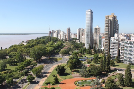 Rosaio City, Argentina - sunny dayの写真素材