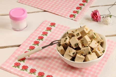 Tofu saladの写真素材