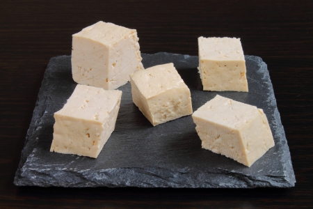 Tofu cubesの写真素材