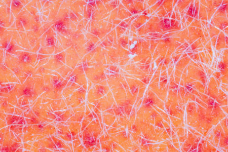 Abstract background of orange and white color, close-up image.