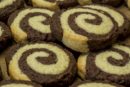 cookies as invitation for Santa clausの写真素材