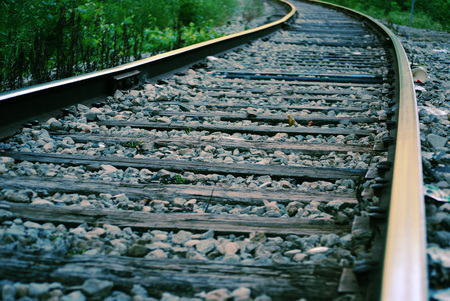 Forgotten Trackの写真素材