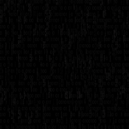 Firewall. Binary computer code. Cyber network security. Data Encryption. Abstract black background. Vector illustracion.のイラスト素材