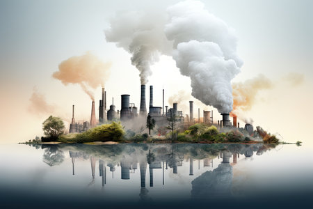 environmental pollution. Save the planet. With Generative AI technology.の素材