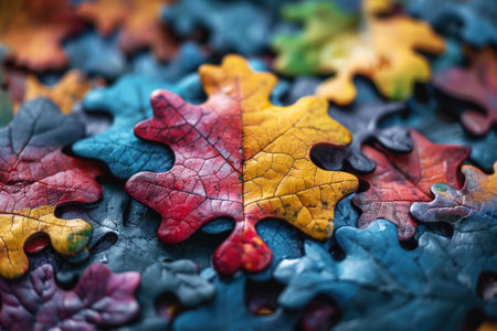 The background of neurodiversity is the acceptance of the diversity of people whose mental functions have their own characteristics. With Generative AI technology.の素材