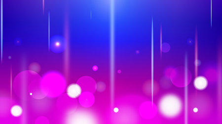 Blue and Pink Light background includes bokeh and rays
