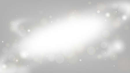 Abstract light grey bokeh background in galaxy swirlのイラスト素材