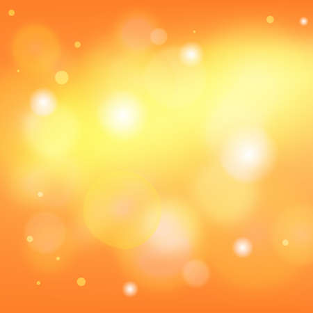 Soft orange bokeh background with blurring effectのイラスト素材