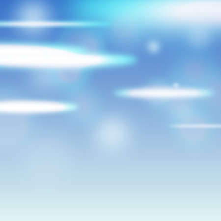 Blue sky bokeh background in dreamlike heaven atmosphereのイラスト素材
