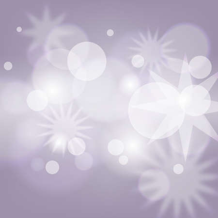 Pale purple bokeh background with star light scattered, on light colorsのイラスト素材