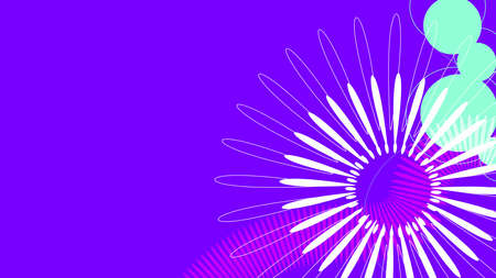 Variable of abstract motion Lines in Neon purple Backgroundのイラスト素材
