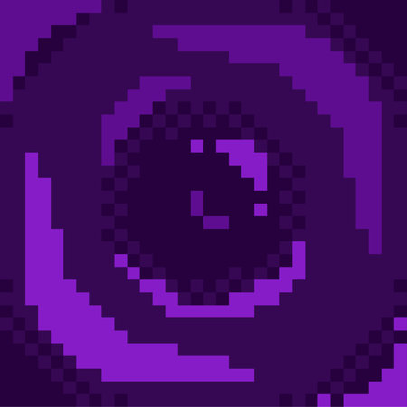 Pixelated Violet Swirl Effect Background, Darkのイラスト素材