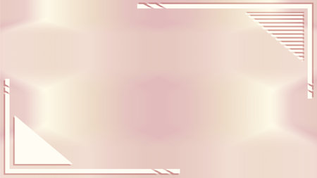 Abstract Kaleidoscape Sand Beige Gradient background with Minimal Futuristic Borderのイラスト素材