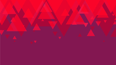 Cracking Red Triangle Glitters and Dark Purple Backgroundのイラスト素材
