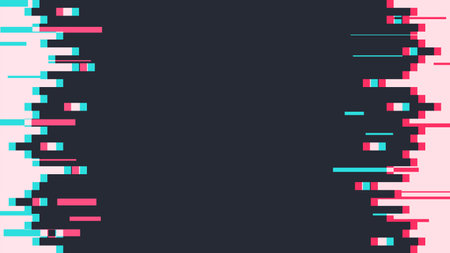 <p>Futuristic Pixelated Glitched Signal Wave Vertical Frame Template</p>のイラスト素材