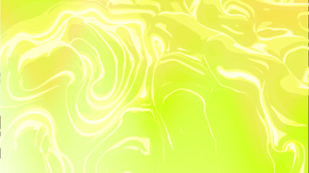 Flowing Green Liquid Water Texture Background, with Yellow and Flowing Particlesのイラスト素材
