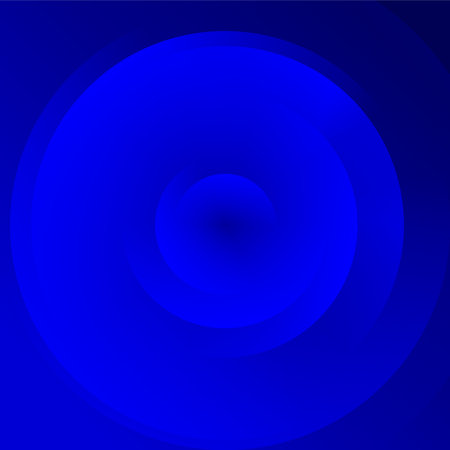 Deep Blue Spinning Light Motion effect Illustration, Dimmed Backgroundのイラスト素材