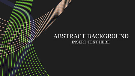 Abstract Colored Grid Lines Template Background, Black Solidのイラスト素材