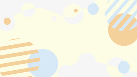 Minimal Flat Style Fizzing Summer Milky Background