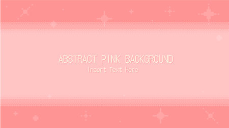 Pixel Art Retro Style Soft Light Pink Gradient Ray with Glitter Effect, High Resolutionのイラスト素材