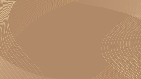 Coffee Brown Abstract Curve Line Waves Motion Minimal Backgroundのイラスト素材